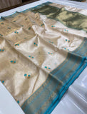 Nayantara , Pattu silk tissue ek nal motif saree for women -CHANDER001NT