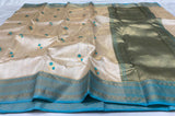 Nayantara , Pattu silk tissue ek nal motif saree for women -CHANDER001NT