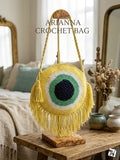 Yellow Love , Handmade Crochet Sling Bag for women -FOF001YS
