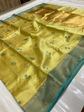 Priyamani , Pattu silk tissue ek nal motif saree for women -CHANDER001PM