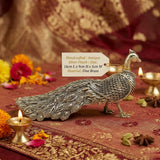 Set of 2 , Beautiful Brass Peacocks for Home /Pooja Decor-ARTO001GP
