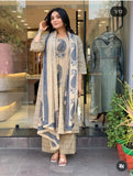Morgan Silk Digital Print Kurti With Pant With Dupatta -SPARK001KS