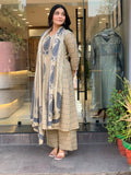 Morgan Silk Digital Print Kurti With Pant With Dupatta -SPARK001KS