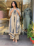 Morgan Silk Digital Print Kurti With Pant With Dupatta -SPARK001KS