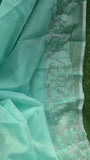 Hazel , Airy Kota elevated with a sheer organza border Saree for women -DIA001KS