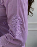 Light Violet Festival season Special most comfortable and beautiful Cotton Angrakha Kurti pants-FASH001KSB