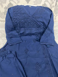Blue  shade  Festival season Special  beautiful Cotton Angrakha Kurti pants-FASH001KSG