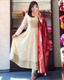 Jashn-E-Bahaaraa Anarkali Flared Kurti Pant Dupatta Set-JASHAN001KS