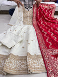 Jashn-E-Bahaaraa Anarkali Flared Kurti Pant Dupatta Set-JASHAN001KS