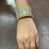 Surmi , Traditional Kashmiri Pachi Kundan Bracelet for Women -SIP001TPKB
