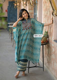 Designer Kaftan In Finest Muslin Fabric With Elegant Hand Work, Sheel And Tassel Work -DP001KPLA