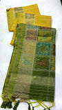 Sahyog , Yellow Shade Fancy Silk Patola Saree for women-MISS001YS