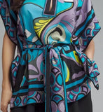 Luxury Holiday edition Silk Crepe 2pc Coord Set with boutique stitching top bottom -RIMP001CS