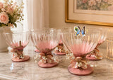 Beautiful  ice cream /dessert /kheer /pudding bowls with beautiful Golden handwork -PAL001GWP