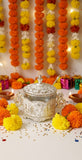 Multipurpose Decorative Mukhwas Pot with Spoon -AKSH001MP