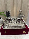 German Silver Wedding Invites Combo in Premium Packing -AKSH001WIC