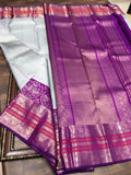 Riddhi Siddhi , Elegant Traditional Handwoven Kanjivaram Silk Saree for Women -SACH001RS