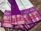 Riddhi Siddhi , Elegant Traditional Handwoven Kanjivaram Silk Saree for Women -SACH001RS