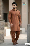 Full stitched Pathani Kurta with Salwar Bottom in Brown Colour-SOC001BK