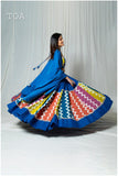 Blue color Rayon Lehenga with Heavy Multy Lace Print Fabric -SSS001BL