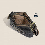 Black Elephant Design Sling Bag for women -SC001SBBL