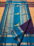 Suhasini  , Lakshadeepam Pure Kanchipuram Silk Saree with Annapakshi Design on Pallu for women -SACH001LDAP