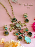 Jasmine , Victorian Finish Designer Necklace Set for women -SONAM001DV