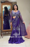 New Super Embroidery sequins work Fully stitched Fancy Lehenga choli - GARI001LC