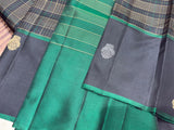 Shubangi , Kanjivaram Handloom Silk Saree with Blouse -SACH001KS