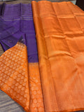 Bagyashree , Kanjivaram Handloom Silk Saree with Blouse -SACH001KSA