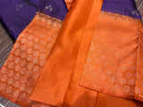 Bagyashree , Kanjivaram Handloom Silk Saree with Blouse -SACH001KSA