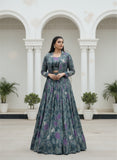 Fully Stitched Tasar Silk Printed Co-ord Set Lehenga for women -SSS001LS