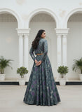 Fully Stitched Tasar Silk Printed Co-ord Set Lehenga for women -SSS001LS