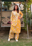 SR Chikankari, Mulmul Printed Palazo Set for women -JASH001MPA