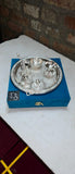 Set of 100 , D.S Metal Mart  German Silver Engraving Pooja Thali Set (7 Pcs)-DS001PCA