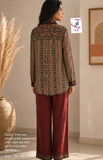 “AC Exclusives”Very beautiful crape Coord set for women - AKSH001CSW