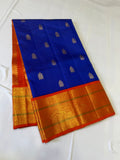 Suparna , Kanjeevaram Silk Saree with small Trendy Rudraksha butties with vaira oosi zari lines -SACHI001KK