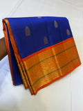 Suparna , Kanjeevaram Silk Saree with small Trendy Rudraksha butties with vaira oosi zari lines -SACHI001KK
