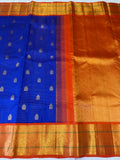 Suparna , Kanjeevaram Silk Saree with small Trendy Rudraksha butties with vaira oosi zari lines -SACHI001KK