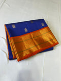 Suparna , Kanjeevaram Silk Saree with small Trendy Rudraksha butties with vaira oosi zari lines -SACHI001KK