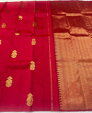 Gandaberunda Design Red Kanjeevaram Silk Saree for women -SACHI001GBS