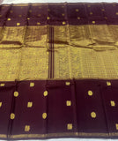 Meena Kumari , Kanchipuram Pure Silk Handloom Saree with 2 Gram Pure Zari -SACHI001PJ