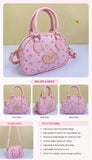 Pink Cute Bow Style " Sling Bags with Short and Long Handle - GUP001PS