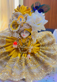 Janamasthami 2026 Special Shyamashyam presents Designer Yellow Poshak for Laddu Gopalji - BRIJ001LGA