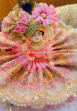 Janamasthami 2026 Special Shyamashyam presents Designer Pink  Poshak for Laddu Gopalji - BRIJ001LGC