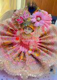 Janamasthami 2026 Special Shyamashyam presents Designer Pink  Poshak for Laddu Gopalji - BRIJ001LGC