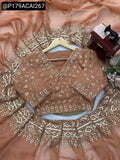 Navomi , Beautiful Pastel shade saree with Tread and sequins work -DF3001PSSS