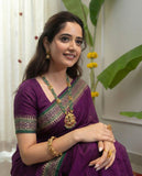 Rashmika Mandana inspired Diamond Narayan Peth Pure Cotton Saree for women -SRI001NPS