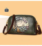Green  Elephant Design Sling Bag for women -GUP001GT