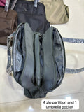 Nylon Rainy Hand bag in English Grey color for women-GUP001EG